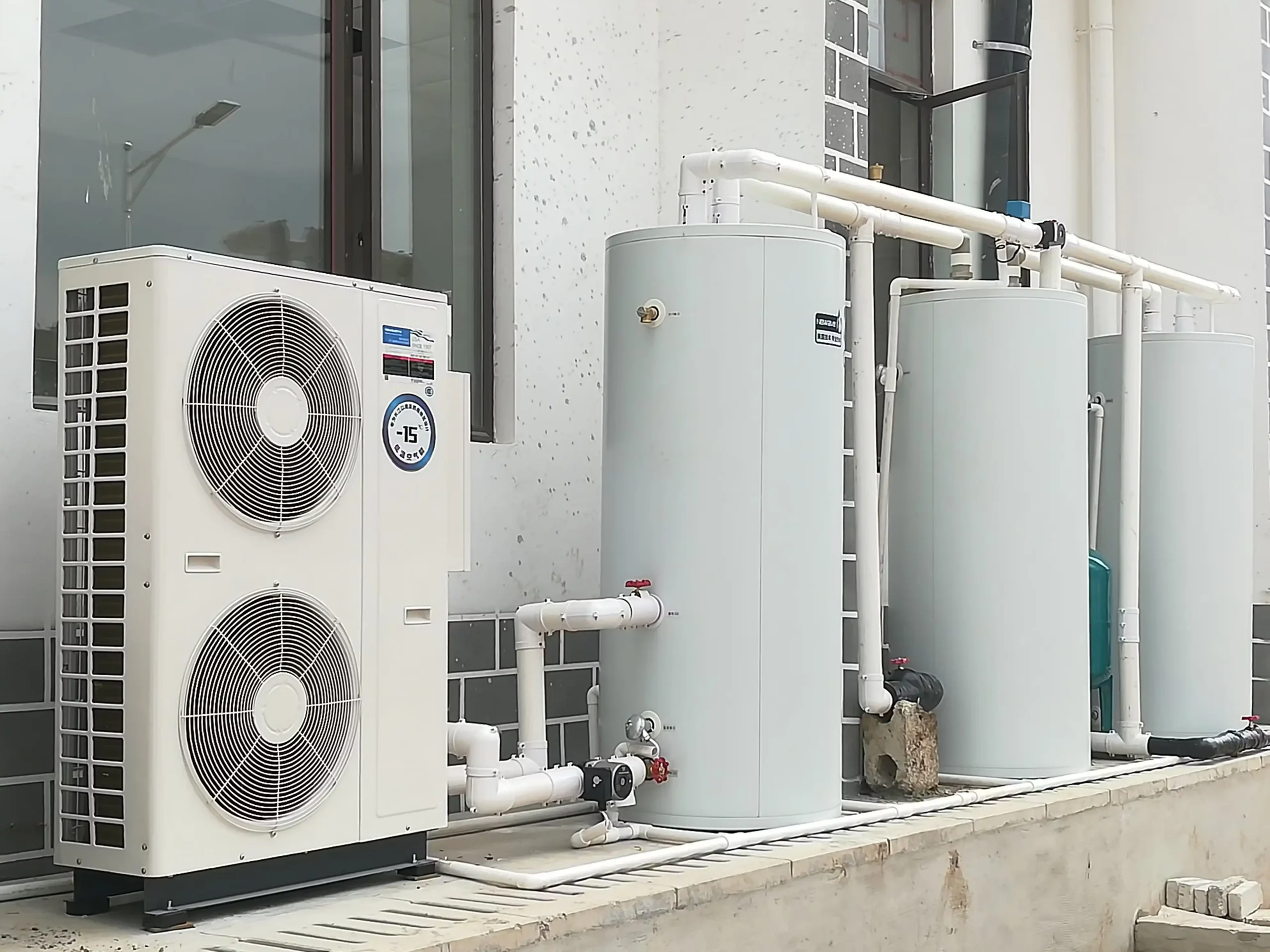 Latest Technology Air to Water Air Source-Heat Pump Water Heater for Hotel from Eco Free Boiler Grants